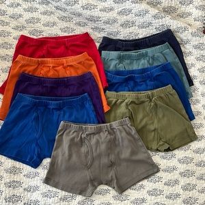 Primary 100% cotton boxer briefs in great condition.